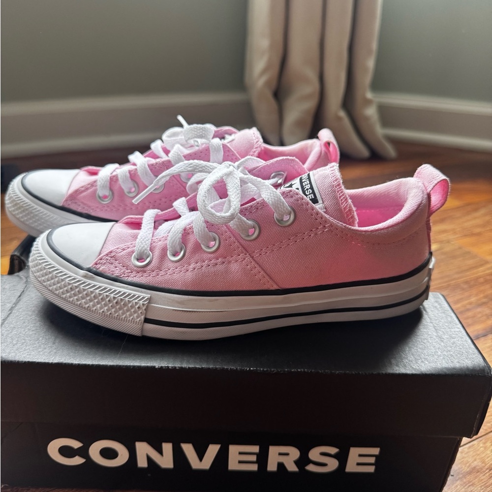 Converse Pink Canvas Sneakers